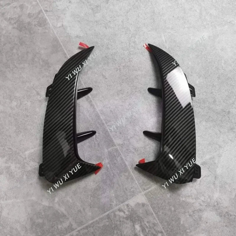For Mercedes Benz A Class W177 Hatchback A180 A200 A220 A35 A45 AMG 2018-2023 Rear Bumper Canard Fins Rear Side Spoiler Trims