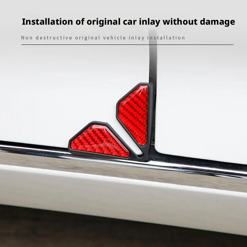 Carbon Fiber Universal Car Door Corner Anti-collision Anti-s