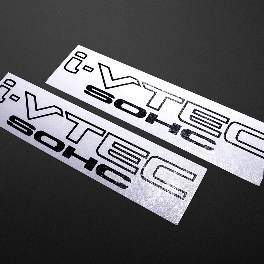 Sport Racing I-VTEC SOHC 2 PACK Car Decals Side Door Vinyl G