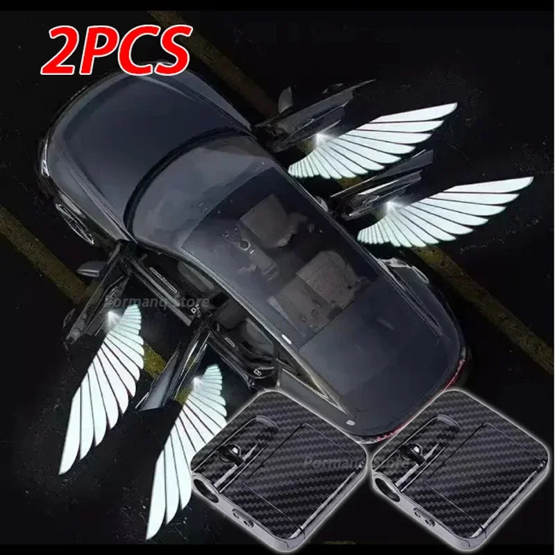 Car welcome light car door light sensing angel wing car proj
