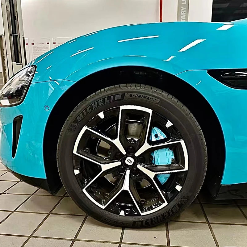 Reflective Graphic Car Wrap Film In White Reflective Gloss F