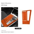 For Audi C8 A6 A7 S6 S7 (2019-2025) Center Console Panel Trim Frame Sticker Made of Alcantara Car Interior Tuning Accessories
