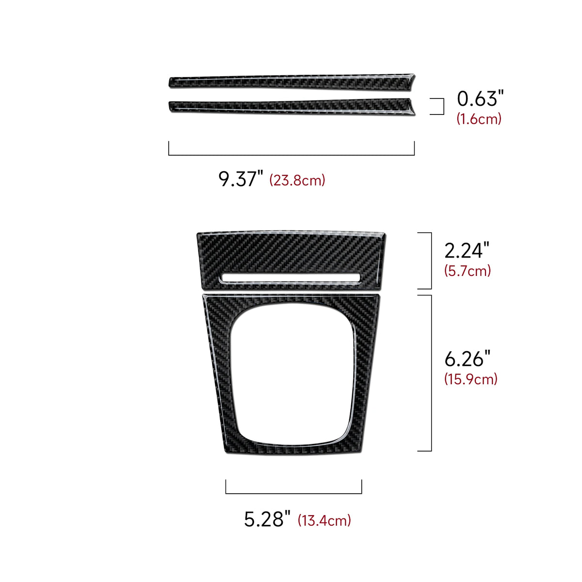 For Audi A3 S3 RS3 (2003-2012) Center Console Gear Shift Pan