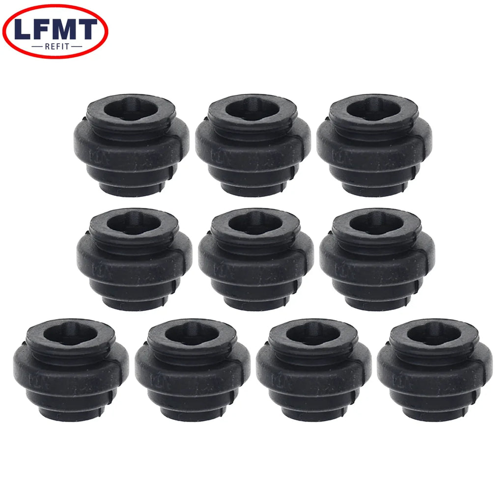 10/5 sets Motorcycle Scooter Brake Upper Lower Pump Caliper Shock Absorber Sleeve Dust Covers Disc Waterproof Rubber Caps parts