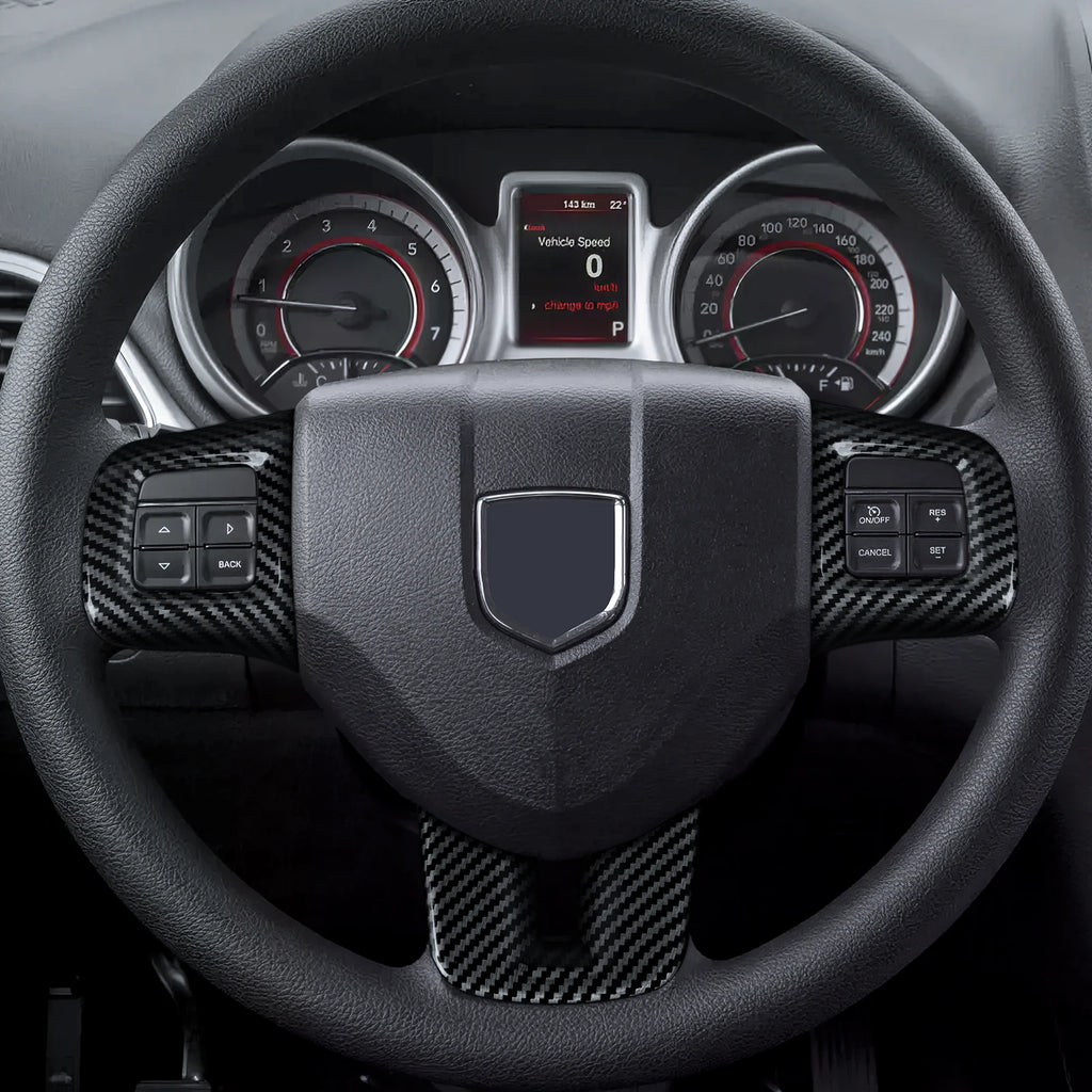 Car Steering Wheel Panel ABS Trim For Dodge Charger Challeng