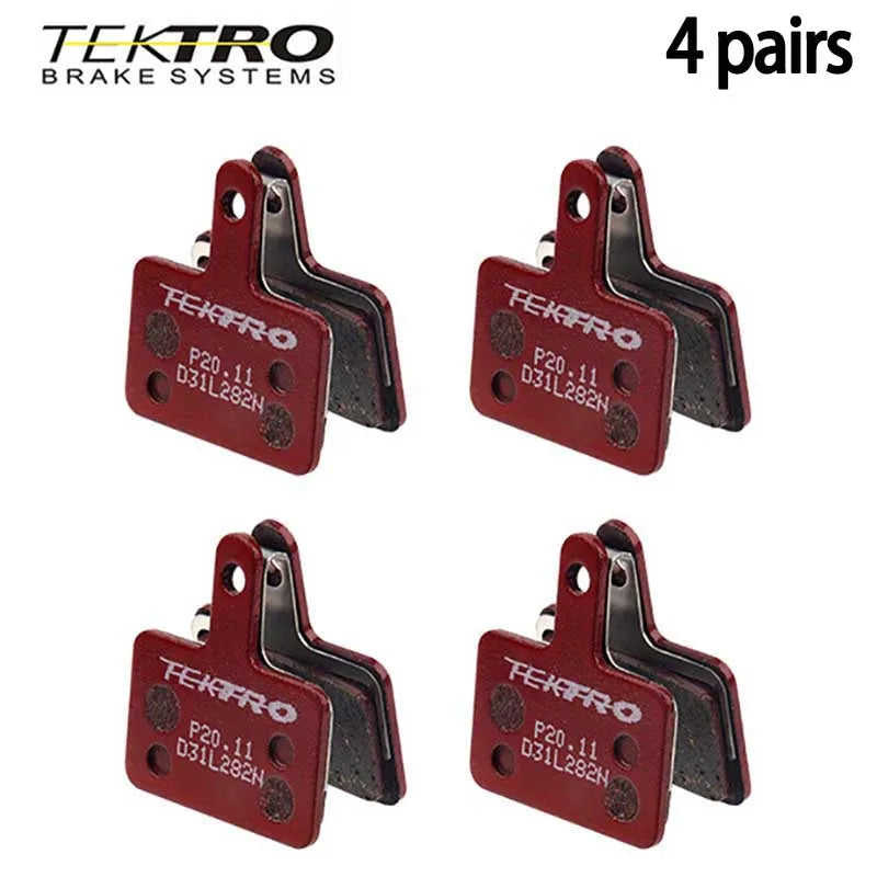 TEKTRO P20.11 Semi-Metallic Brake Pads for Mountain Bike Disc Brake Systems - High Friction Durable & Quiet Performance