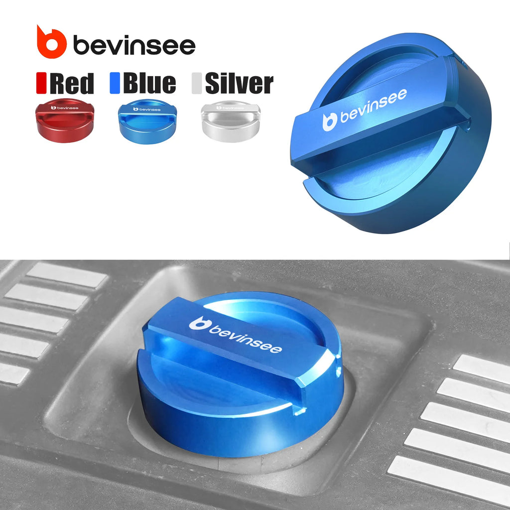 BEVINSEE Aluminium Engine Oil Filler Cap for BMW E90 E92 E46