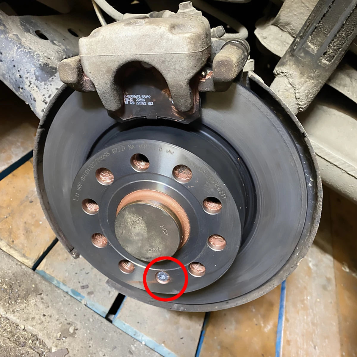 4X For Audi TT 8J 8N R8 Front Rear Brake Rotor Disc Retainin