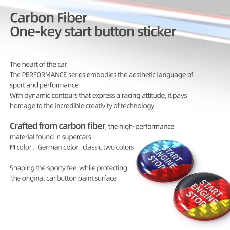 Engine Start Stop Button Sticker Trim Cover For BMW G20 G42 