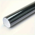 7D Carbon Fiber Car Film Interior Moulding Stickers PU Leather Gap Filler DIY Braid Trim Strip Universal Self Adhesive Sticker