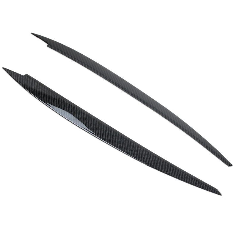 2pcs/Set ABS Car Headlight Eyebrow For Volkswagen VW GOLF 7 Golf7 MK7 GTI Head Lamp Eye-catching Eyelid Cover Trim Sticker Acc.