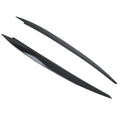 2pcs/Set ABS Car Headlight Eyebrow For Volkswagen VW GOLF 7 Golf7 MK7 GTI Head Lamp Eye-catching Eyelid Cover Trim Sticker Acc.