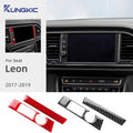 Real Soft Carbon Fiber Sticker For Seat Leon MK3 2017 2018 2