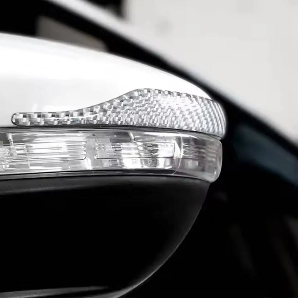 2pcs Mirror Edge Protection Car Crash Strips Protect Lightwe