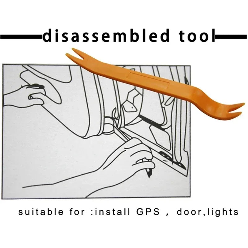 Auto Door Clip Panel Trim Removal Tool Kits Navigation Blade