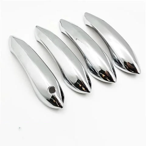 New Black Carbon Fiber Car Door Handle Cover Trim Auto Accessories For BMW 5 6 7 Series F07 F10 F11 F06 F12 F13 F01 F02 F03 F04