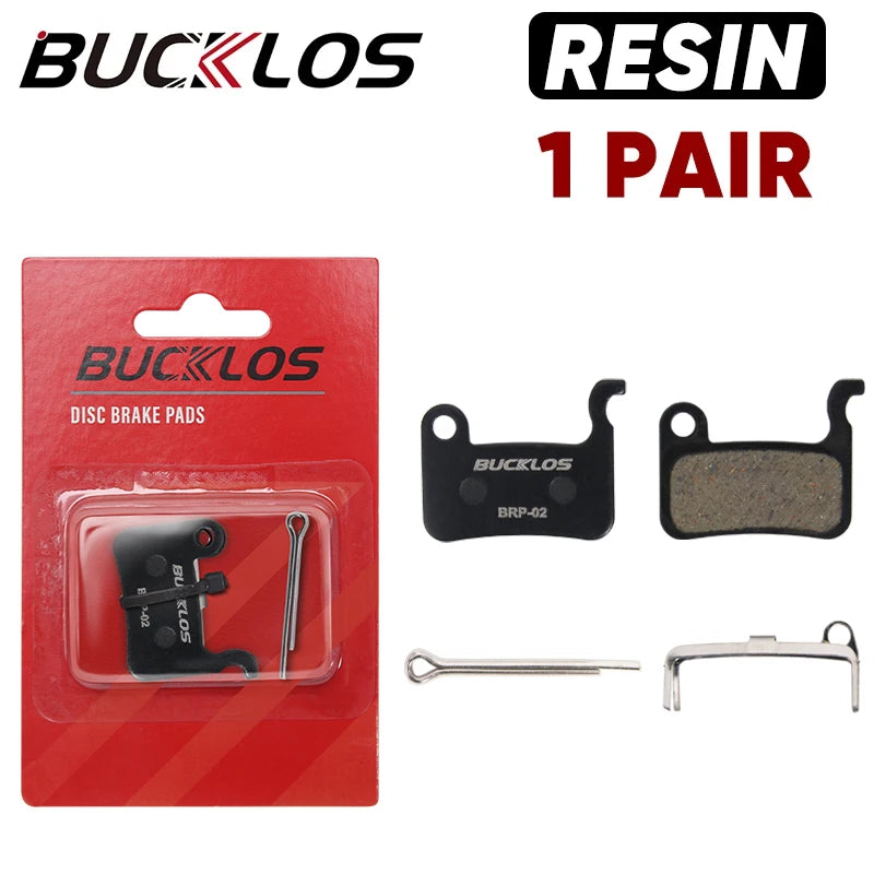 BUCKLOS Resin Disc Brake Pad For SHIMANO A01S Wear-resistant Hydraulic Brake Pads MTB Brake Pads for M06 M07 Cycling Parts