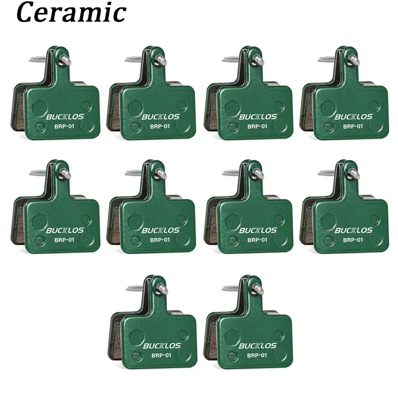 BUCKLOS 4 10 Set MTB Hydraulic Brake Pads High-density Bicycle Brake Pad for SHIMANO B01S B03S B05S Disc Brake Pads