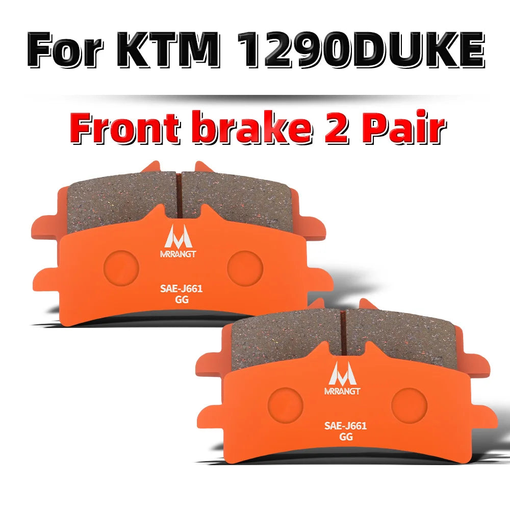 MRRANGT Motorcycle Ceramic Brake Pads Kit For KTM Duke 390 790 1290 Adventure ADV 790 1050 1090 1190 1290 Models Front Rear Set