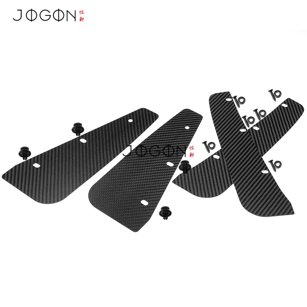 4Pcs Real Carbon Fiber Car Side Fender Mudflaps Splash Mud G