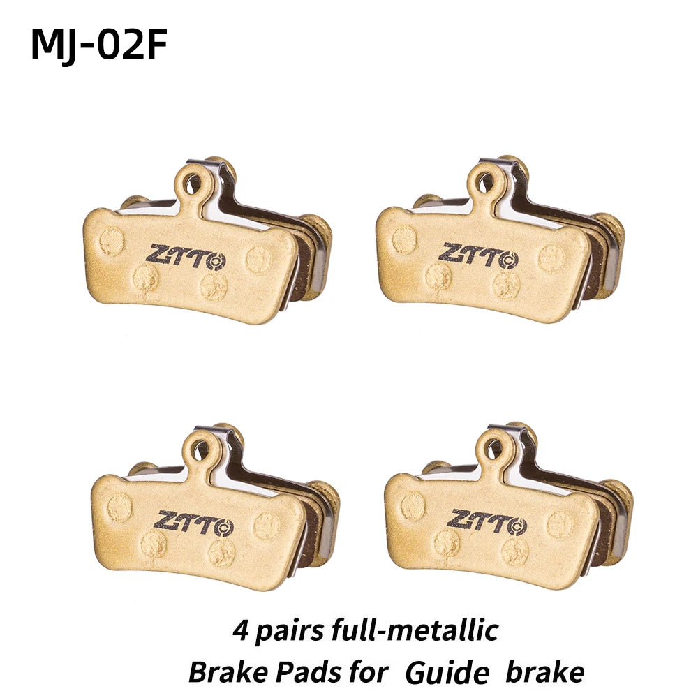 ZTTO MTB Bike 4 Piston Disc Brake Pads Metallic Brake shoes For Guide G2 RSC Hydraulic brake Metallic Brake Pads XO Trail E9 E7