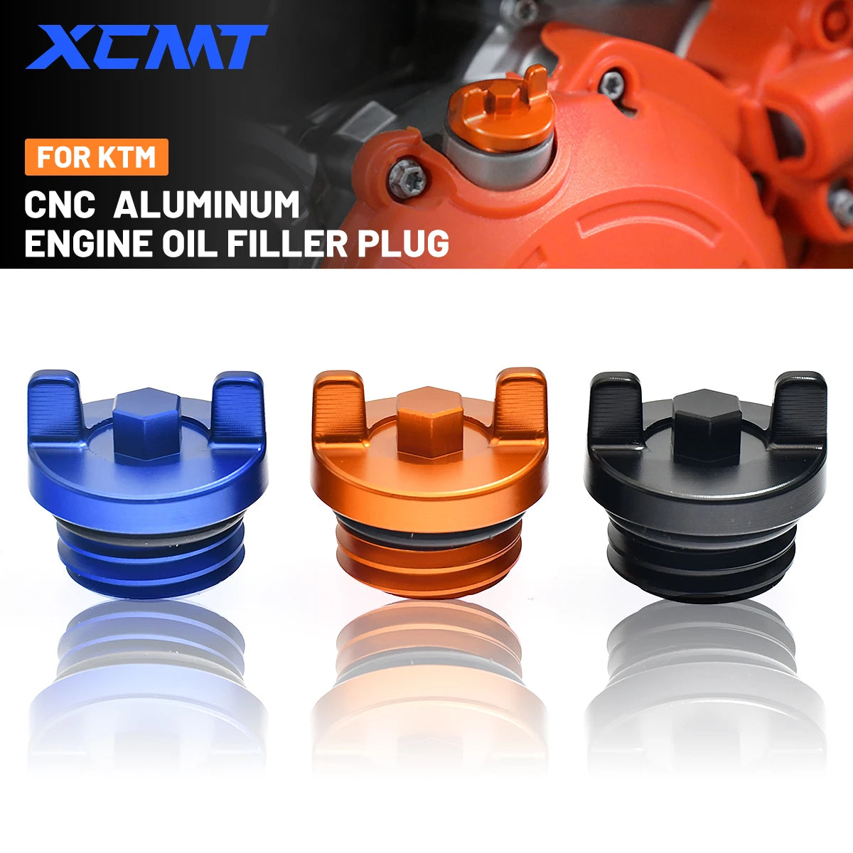 EXC EXC-F CNC Engine Oil Filler Plug Cap Cover For KTM 125 2