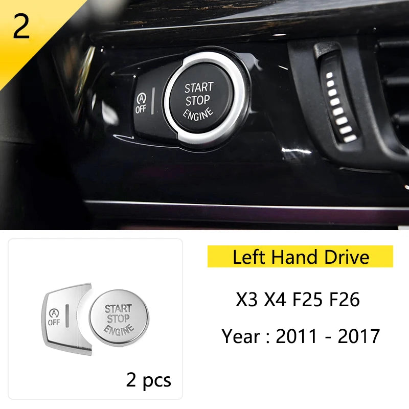 Accessories for BMW X3 X4 F25 F26 Car Inner Gearshift Air Conditioning CD Panel Door Armrest Cover Trim Decorative Car Stickers