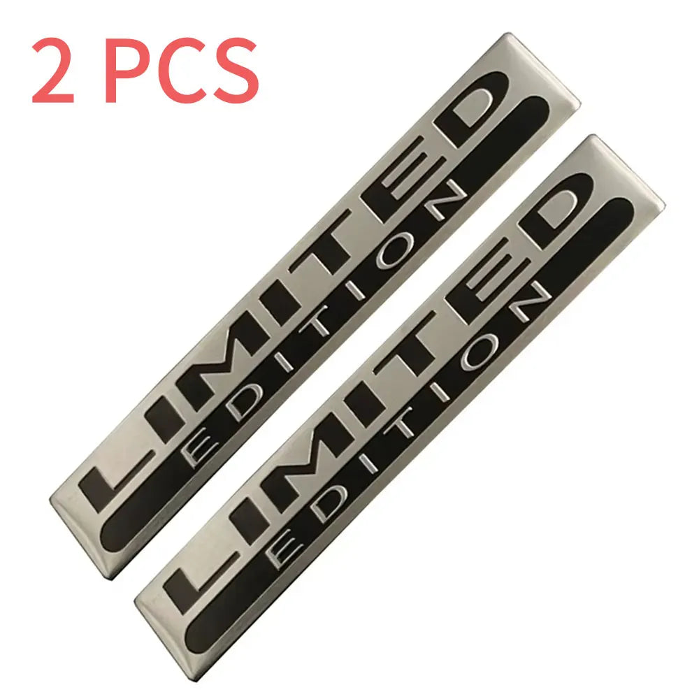 Metal Limited Edition 3D Car Body Badge Window Rearview Mirror Sticker Trunk Fender Emblem Decal For Car Motorcycle Auto Bike