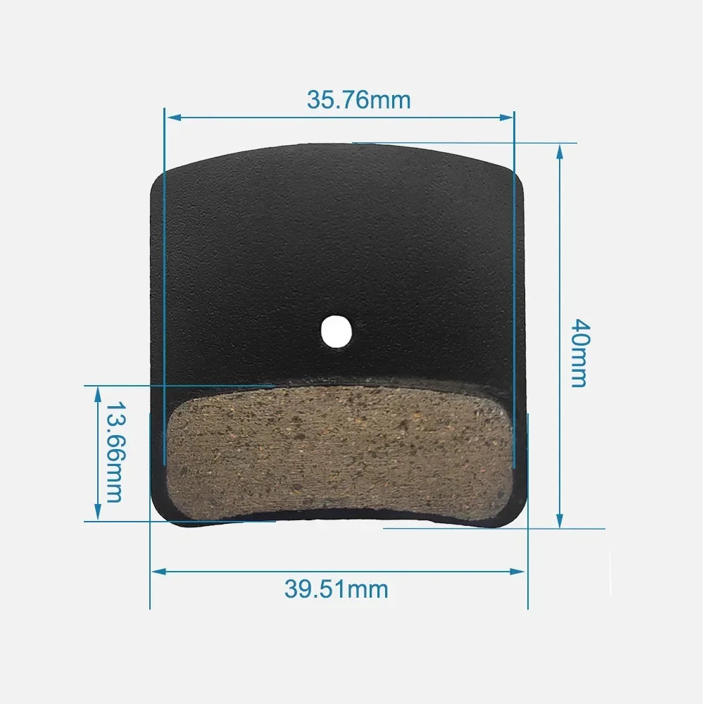 NUTT 4 Piston Y-5 Brake Pad Ceramics Heat Dissipation Coolin
