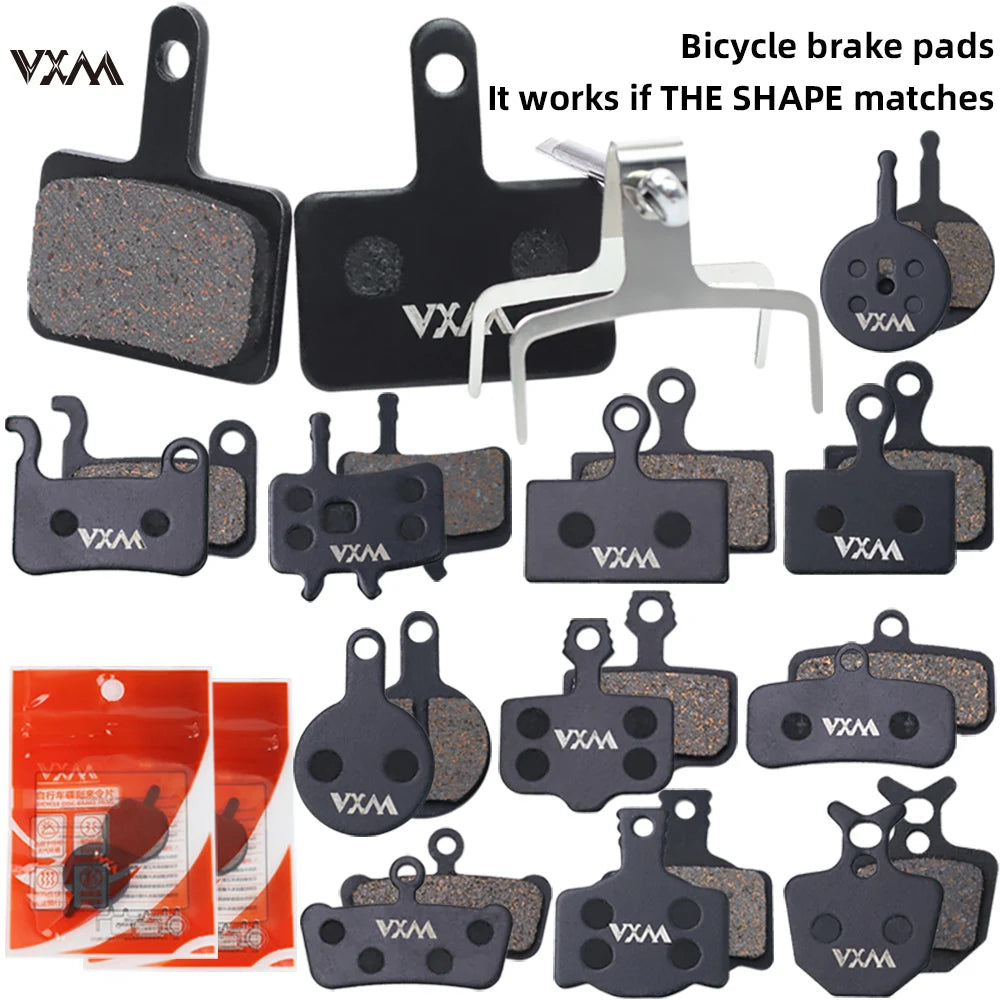VXM Bicycle Hydraulic Disc Brake Pads MTB Bike Semi-Metal Ro