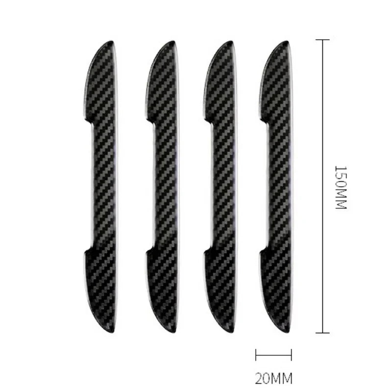 Car Door Carbon Fiber Anti-collision Protector Bar Stickers 