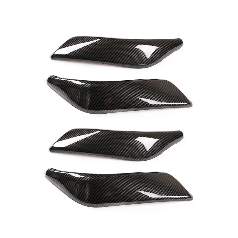 ABS Carbon Fiber Car Interior Door Pull Handle Cover Trim For BMW 1 2 Series F20 F21 F22 F23 2012-2018 Auto Accessories