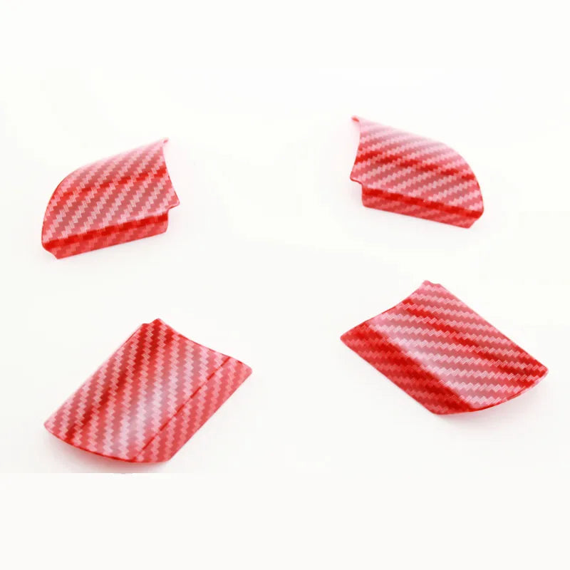 My Good Car Accessories Steering Wheel Buttons Panel Cover Trim Stickers Carbon Fiber for Ford Focus 2 MK2 2005 - 2011