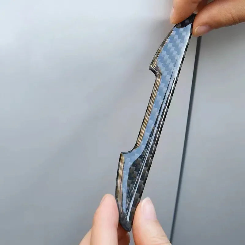 Car Door Carbon Fiber Anti-collision Protector Bar Stickers 