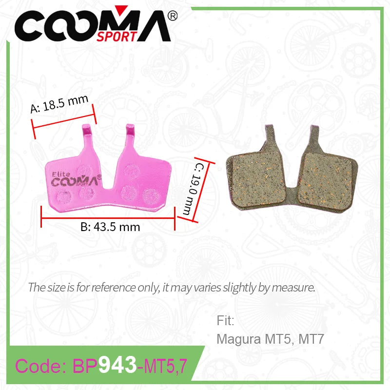 4 Pairs 8 PCS Ceramic Bicycle Brake Pads for SRAM Avid Shimano Magura Hayes Formula Hope ZOOM JAK Bike Caliper