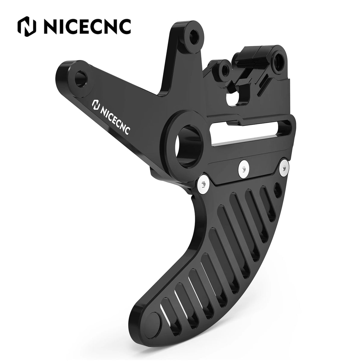 NICECNC For KTM EXC 300 EXC-F 350 2004-2024 Rear Dual Calipers Bracket Stunt Brake Disc Guard For Husqvarna TE 300 GasGas EC 300