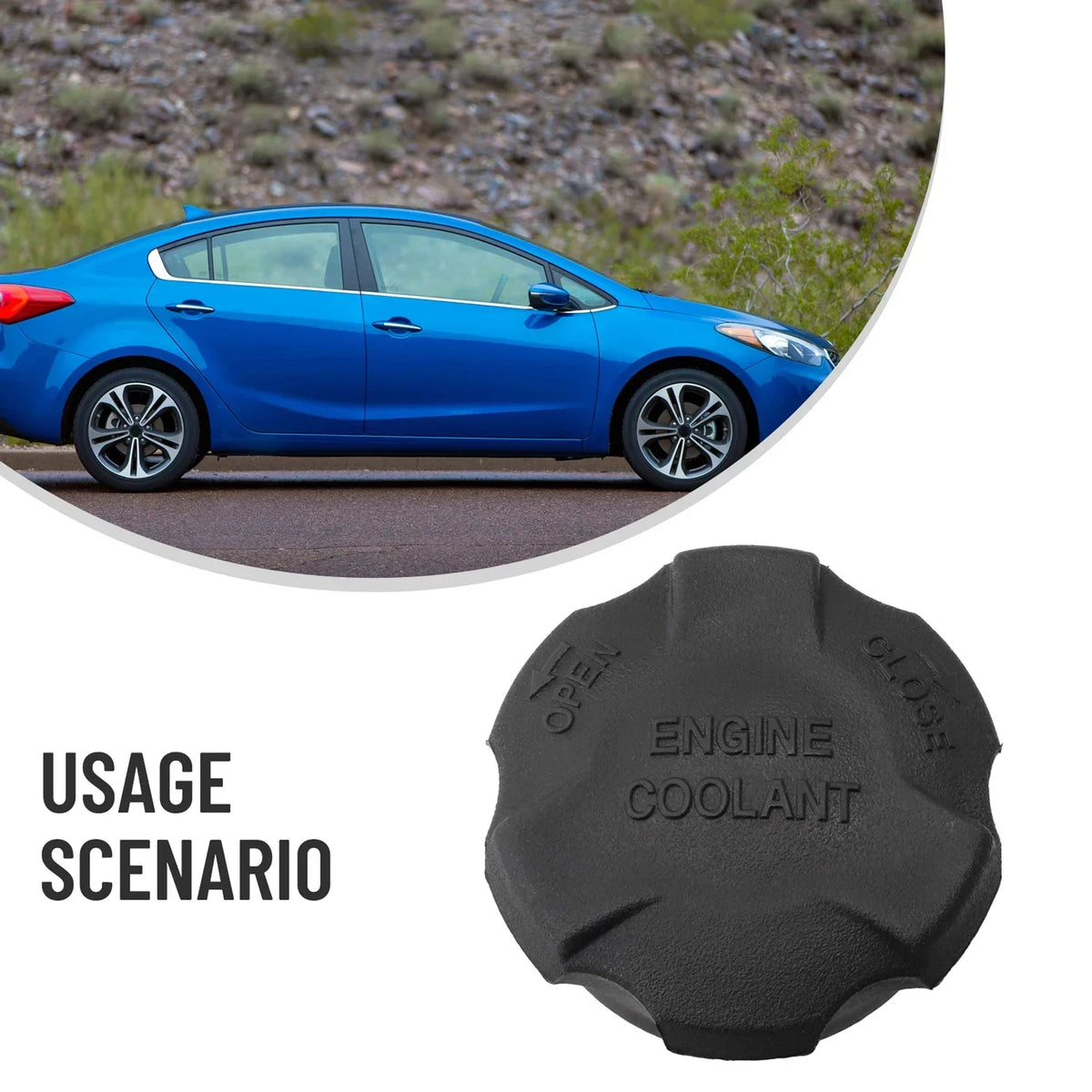 Car Radiator Coolant Reservoir Cap Car Radiator Coolant Tank