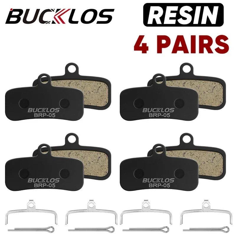 BUCKLOS Resin Disc Brake Pad For SHIMANO D02S Wear-resistant Hydraulic Brake Pads MTB Brake Pads for N03A H03A Cycling Parts
