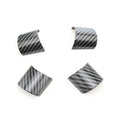 4Pcs/Set Interior Car Steering Wheel Panel Cover Trim Sticker for Ford Mondeo 2004 2005 2006 Car Styling Accessories