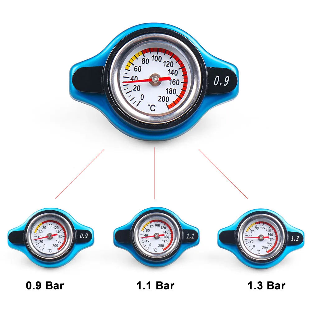 Racing Small and Big Head Thermost Radiator Cap Tank Cover W