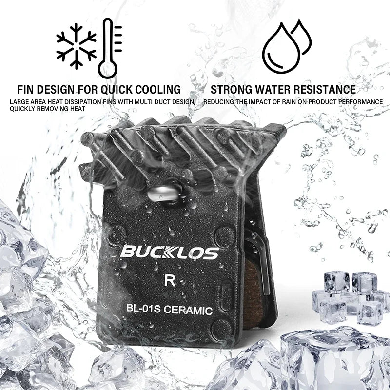 BUCKLOS BL-01S Bike Brake Pads Ceramic MTB Hydraulic Brake P