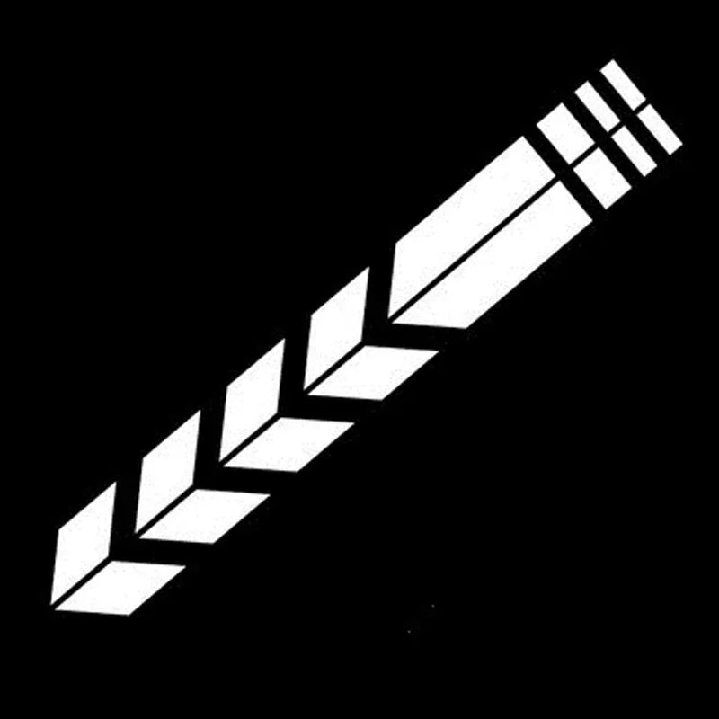 Motorcycle Arrow Stripe Stickers Fender Paste Universal Waterproof Oilproof Reflective Motorbike Tape Decal Moto Accessories