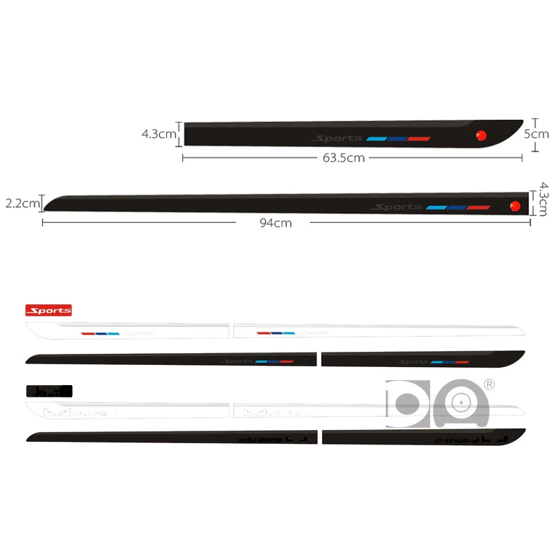 Car Universal Door Side Protector Anti-Collision Strip for C