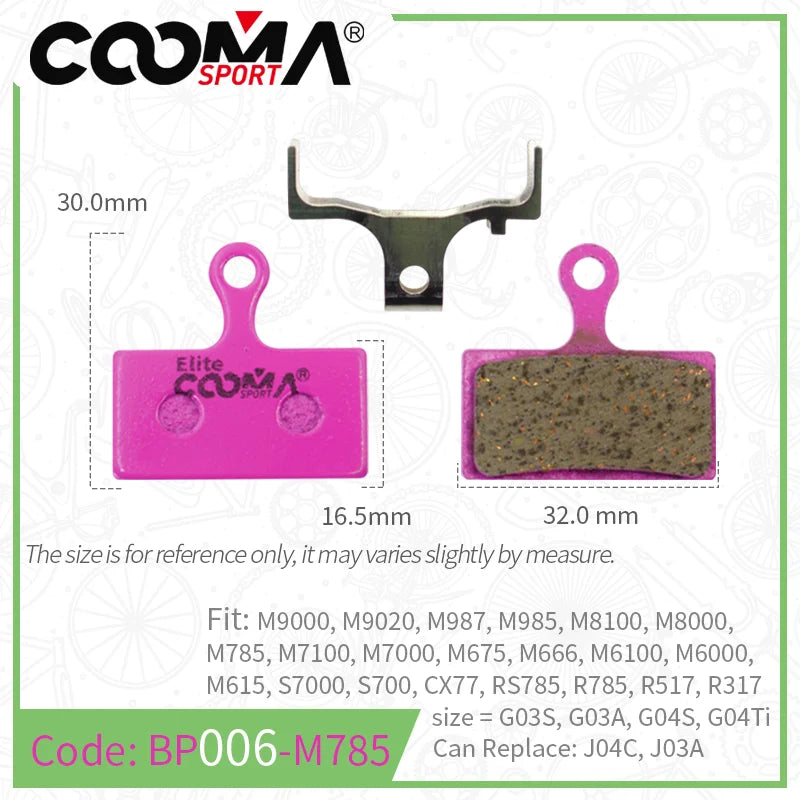 4 Pairs 8 PCS Ceramic Bicycle Brake Pads for SRAM Avid Shimano Magura Hayes Formula Hope ZOOM JAK Bike Caliper