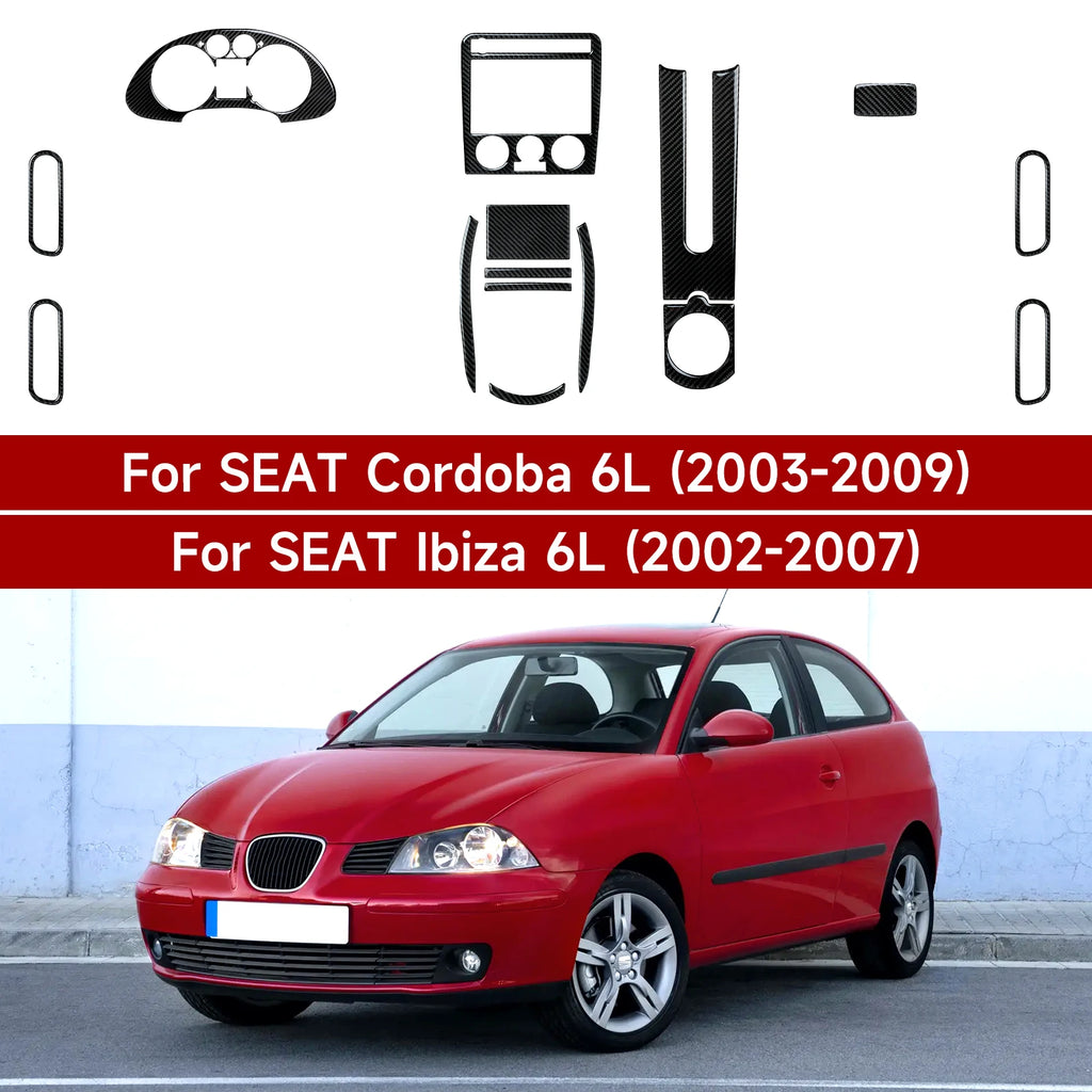 For SEAT Cordoba Ibiza 6L (2002-2009) Car Gear Shift Cover T