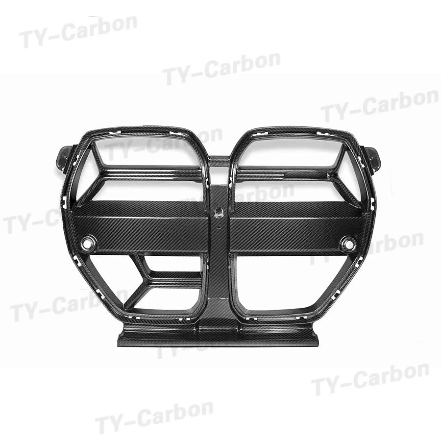 Dry Carbon Fiber Car Front Bumper Grilles CSL Style For BMW 