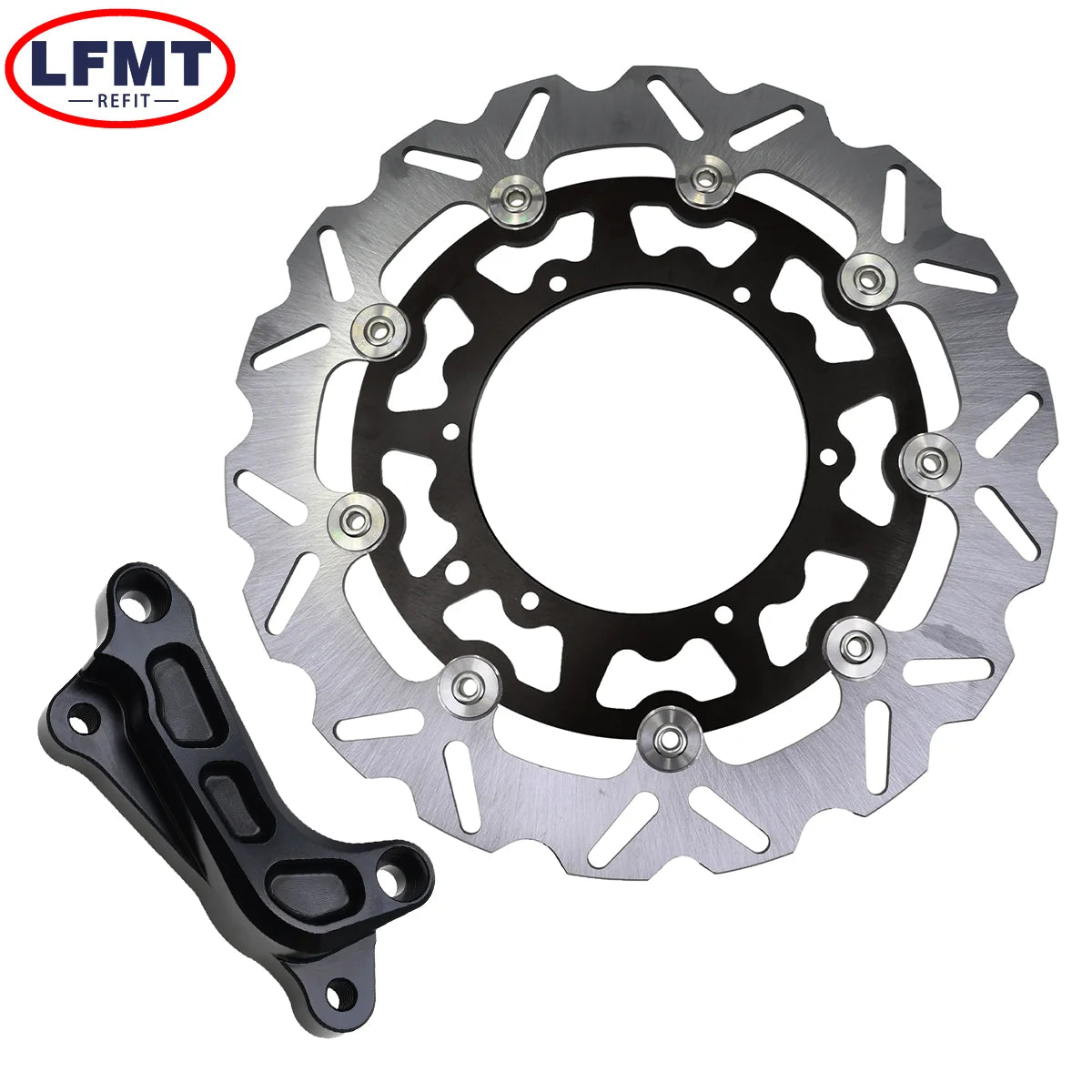 320MM Front Brake Discs Rotors Brake Caliper Adaptor Bracket