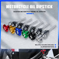 1pcs Aluminum Motorcycle Engine Oil Dipstick Filler Cap Plug