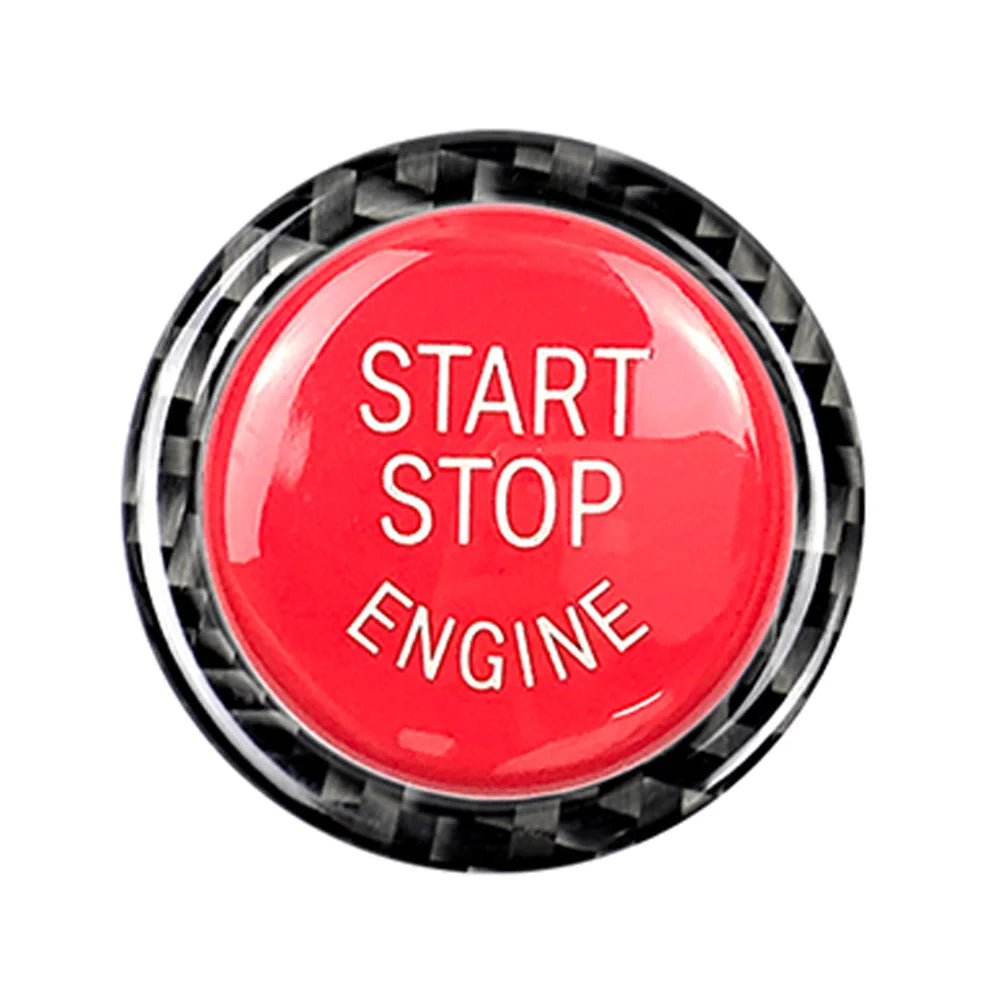 Car Engine Start Stop Button Replace Cover Switch Trim Ring Sticker for BMW E90 E92 E93 320i Car Interior Styling Accessories