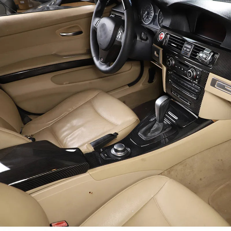 For BMW 3 Series E90 2005-2012 Car Carbon Fiber Interior Dec